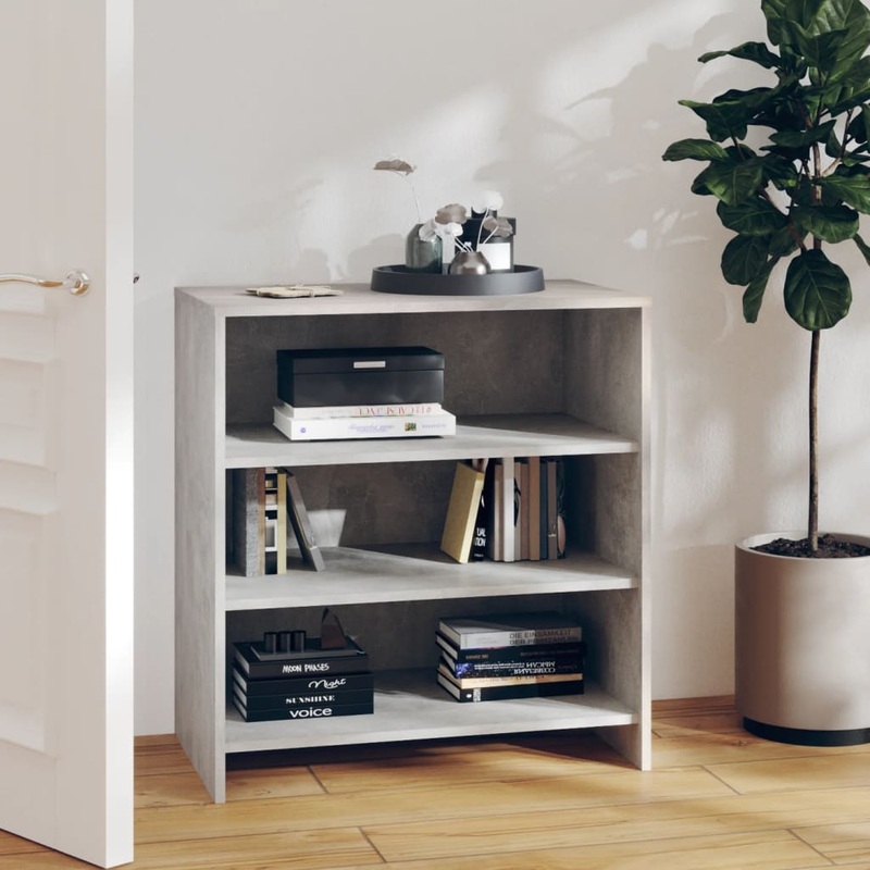 Berkfield Sideboard Concrete Grey 70×40.5×75 cm Engineered Wood