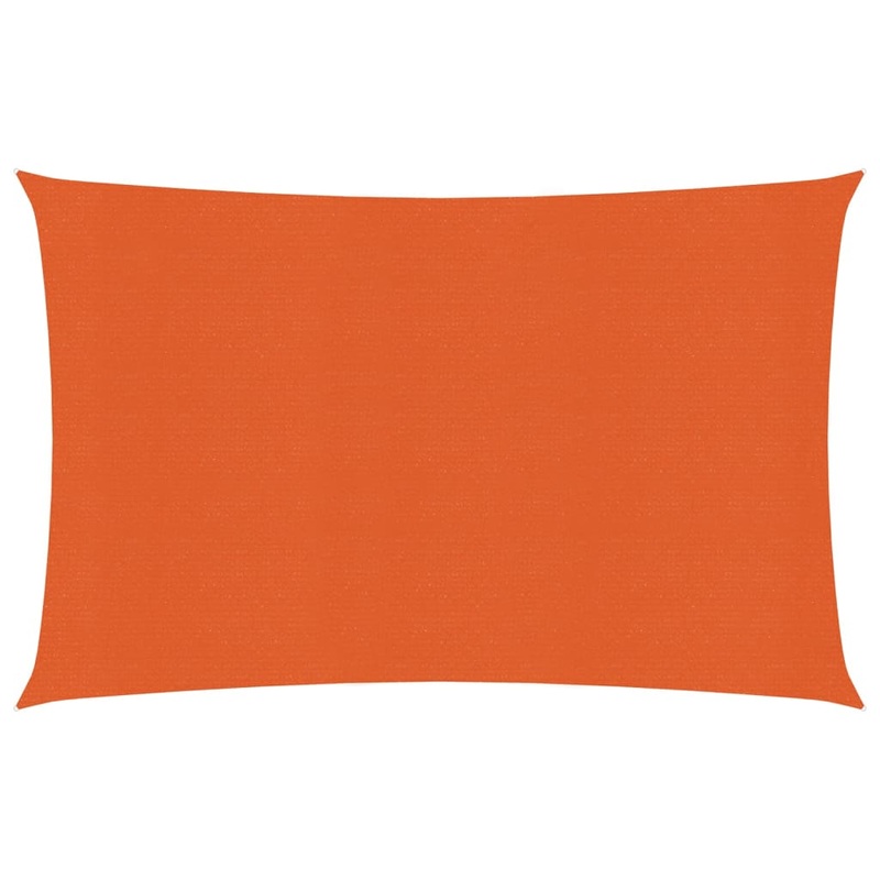 Berkfield Sunshade Sail 160 g/m__ Orange 2.5×4 m HDPE