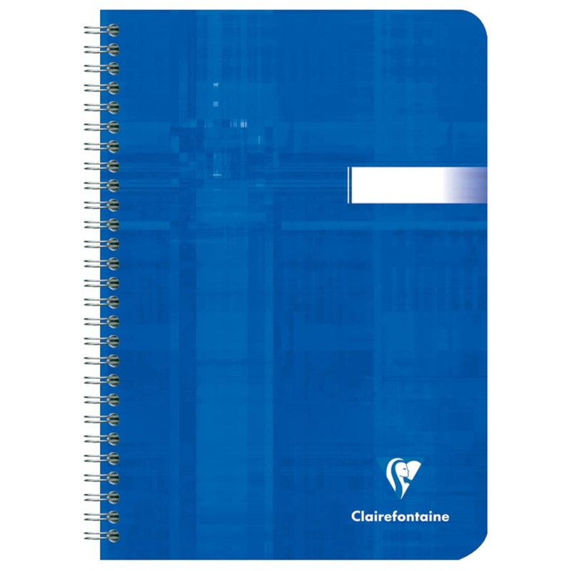 Clairefontaine Wirebound Notebooks A5 90 Sheets Squared 5×5 mm 5 pcs