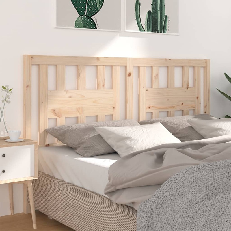 Berkfield Headboard 186x4x100 cm Solid Wood Pine
