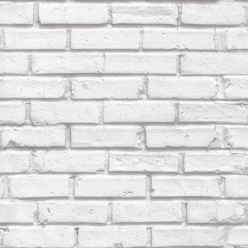 Noordwand Urban Friends & Coffee Wallpaper Bricks Grey and White