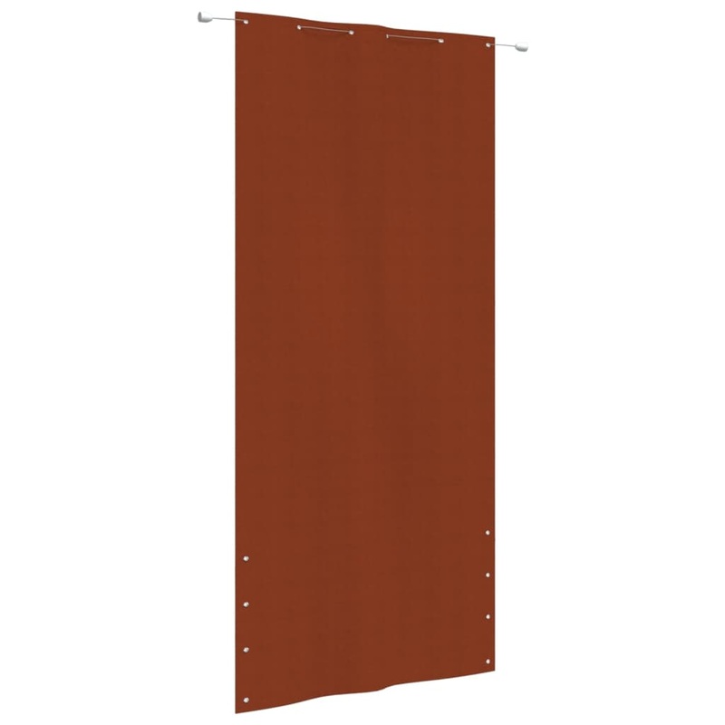 Berkfield Balcony Screen Terrecotta 120×240 cm Oxford Fabric