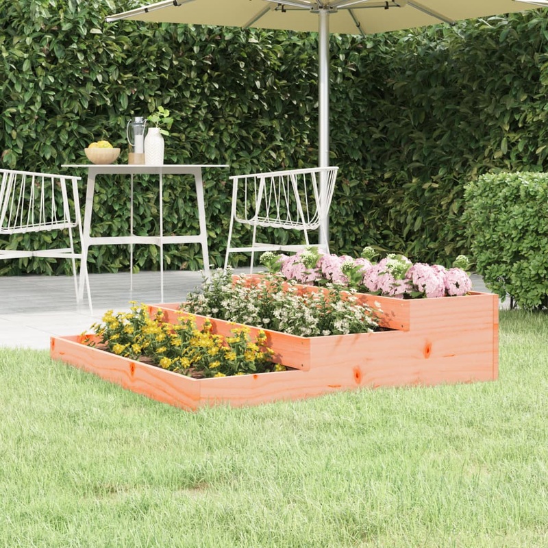 Berkfield Planter 107x107x27 cm Solid Wood Douglas
