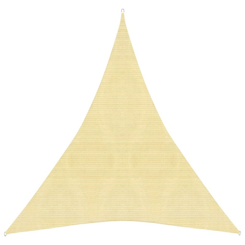Berkfield Sunshade Sail 160 g/m__ Beige 5x6x6 m HDPE