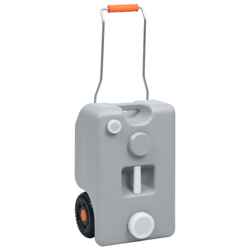 Berkfield Wheeled Water Tank for Camping 25 L Grey