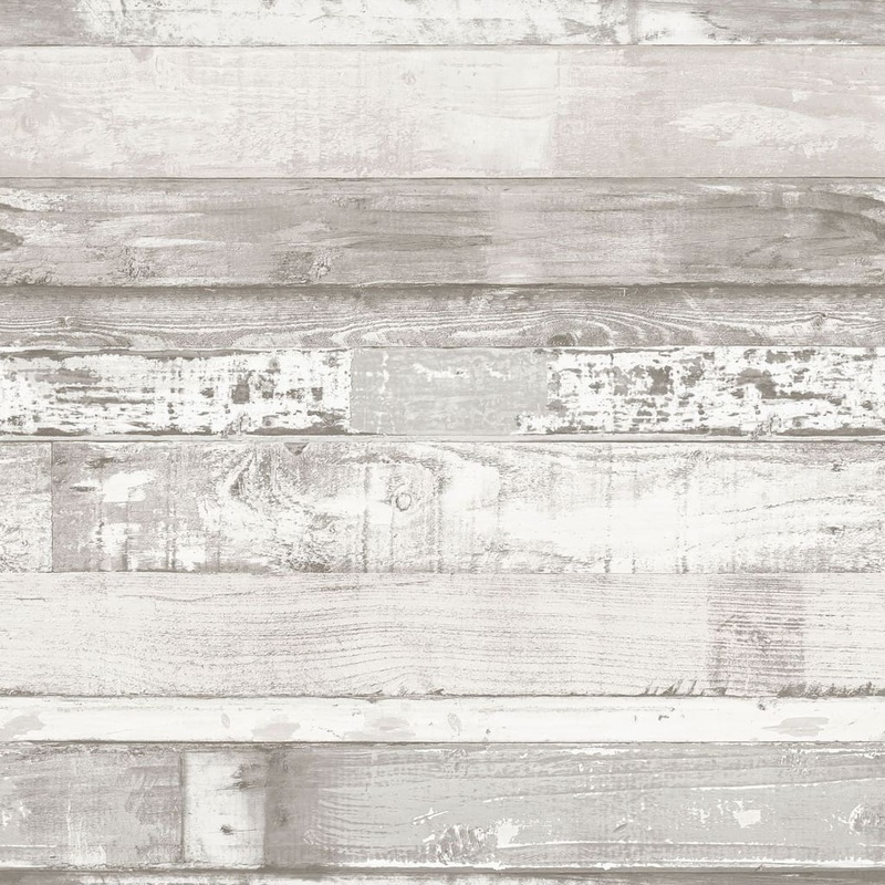 Noordwand Homestyle Wallpaper Wood Off-white and Grey