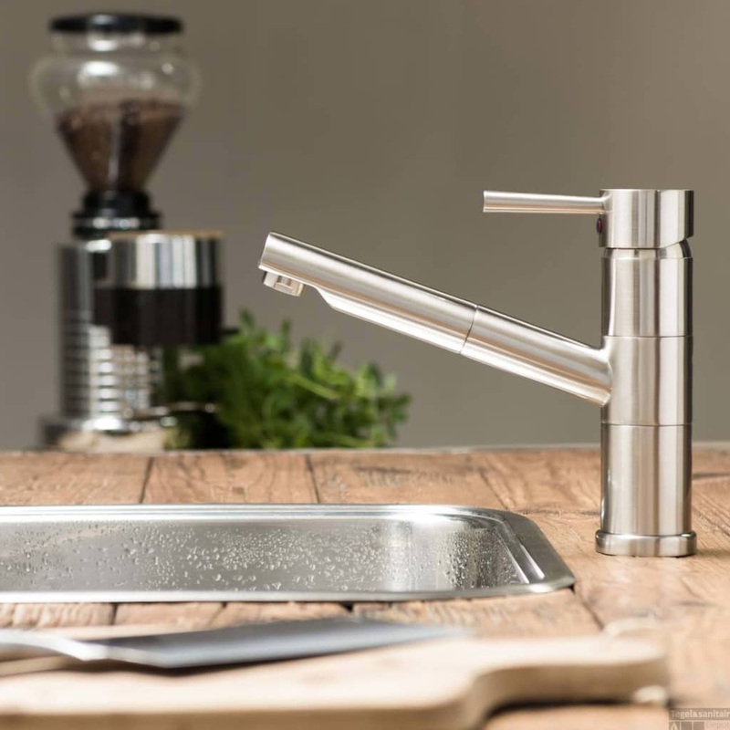 SCHTTE Sink Mixer UNICORN Stainless Steel Colour
