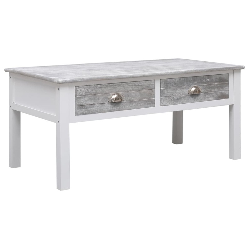 Berkfield Coffee Table Grey 100x50x45 cm Wood