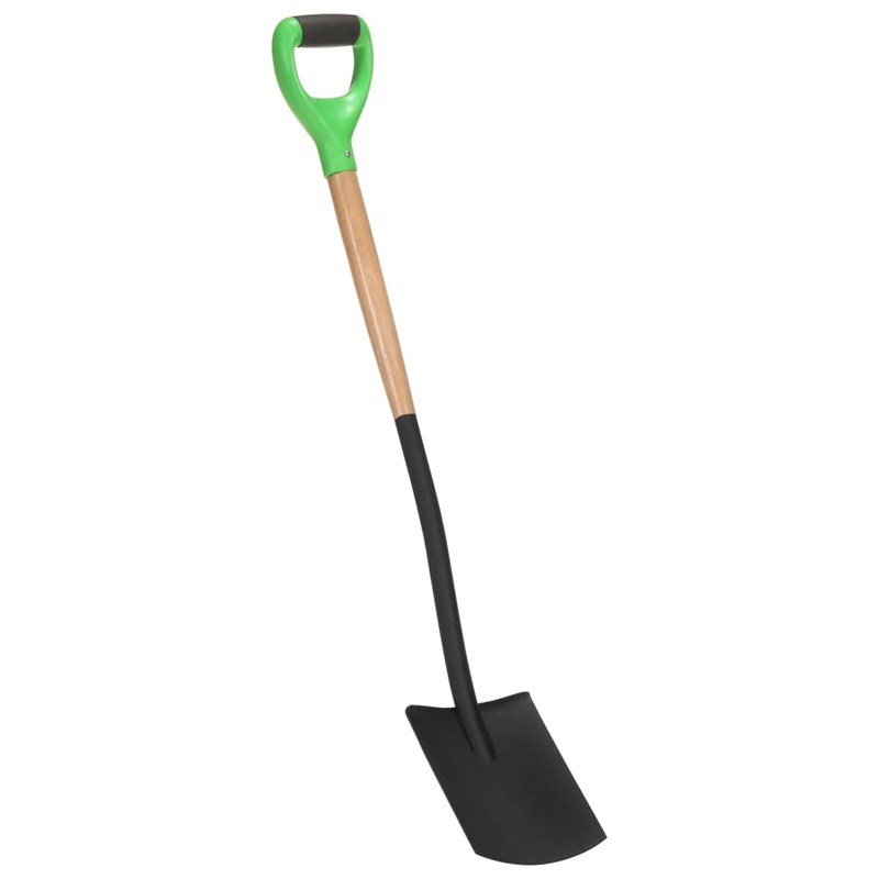 Berkfield Garden Digging Spade D Grip Steel and Hardwood