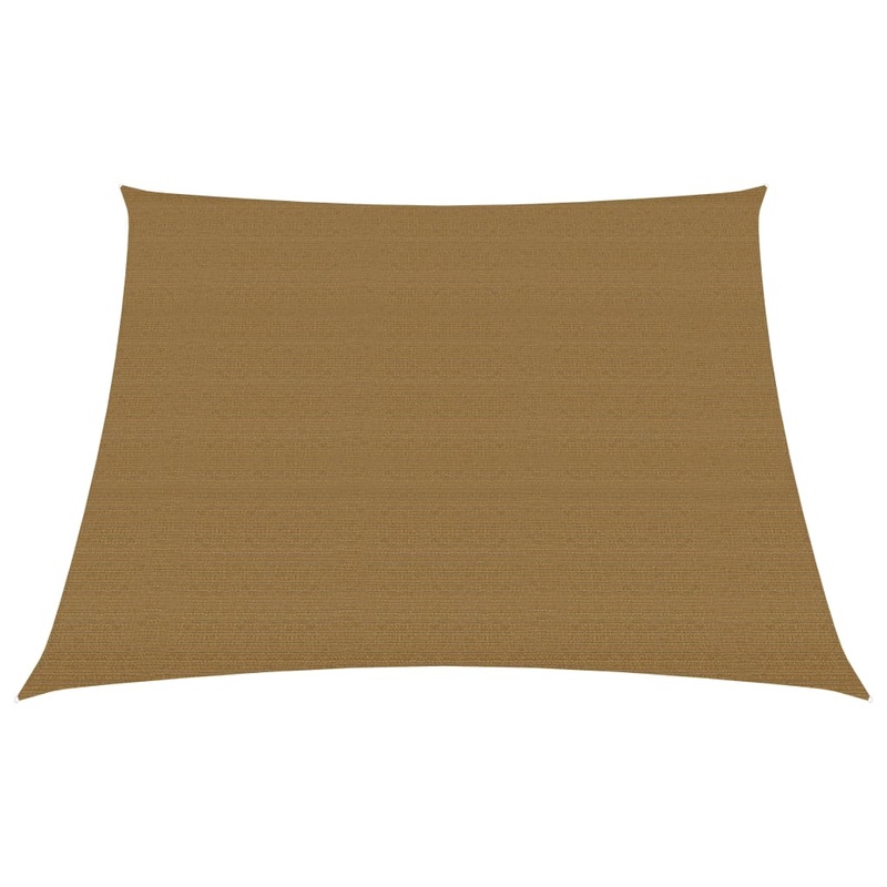 Berkfield Sunshade Sail 160 g/m__ Taupe 4/5×3 m HDPE