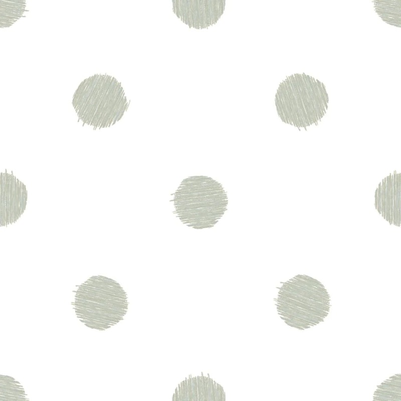 Noordwand Urban Friends & Coffee Wallpaper Dots White and Green