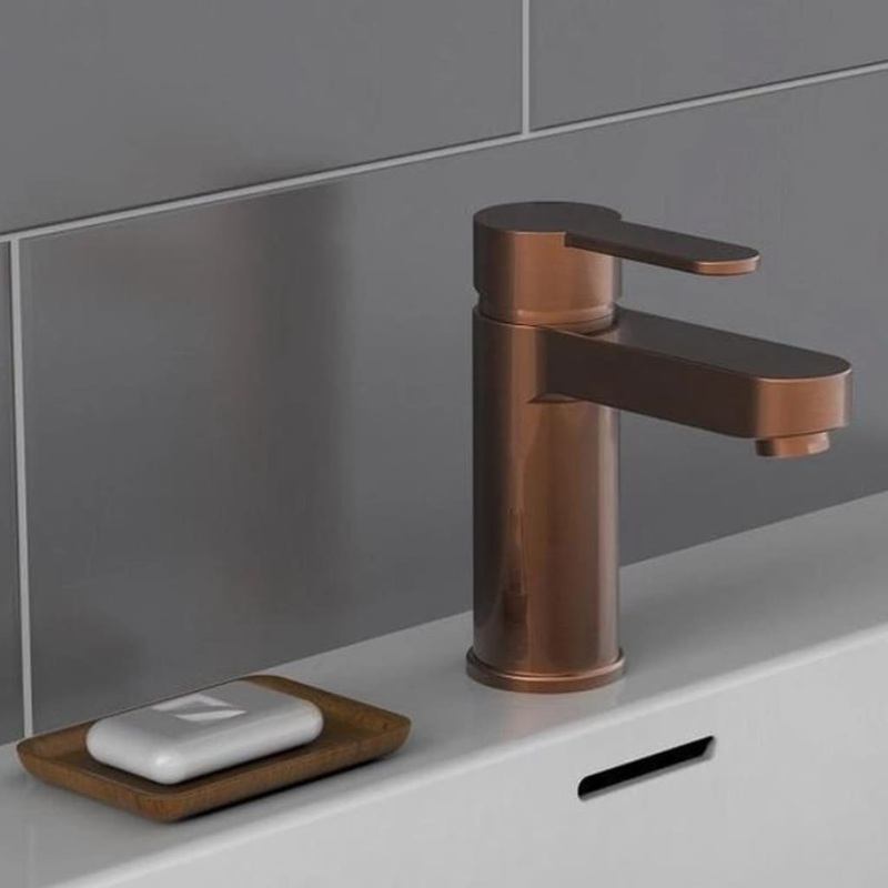 SCHTTE Basin Mixer ELEPHANT Copper Mat