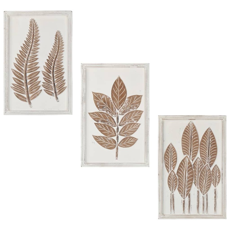 Berkfield Hand-Carved Wall Panels 3 pcs MDF 40x60x1.5 cm