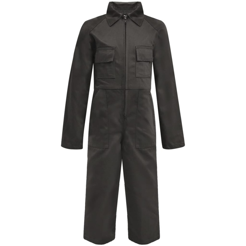 Berkfield Kid’s Overalls Size 110/116 Grey