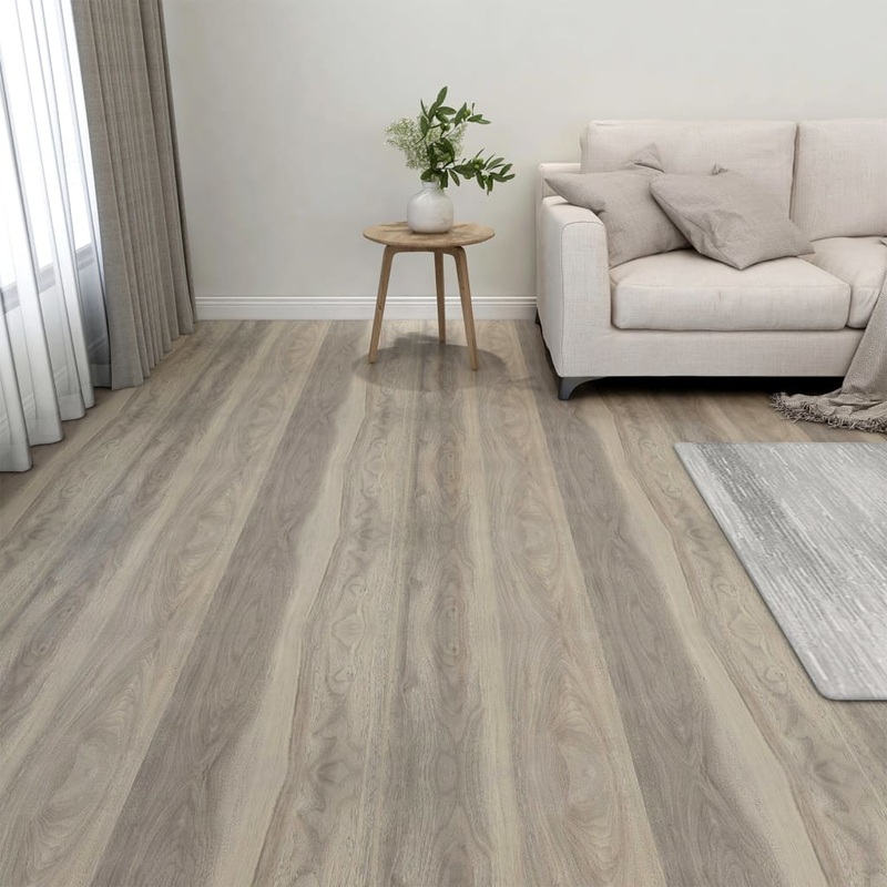 Berkfield Self-adhesive Flooring Planks 20 pcs PVC 1.86 m_ Taupe