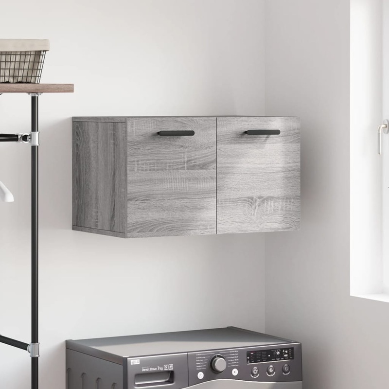 Berkfield Wall Cabinet Grey Sonoma 60×36.5×35 cm Engineered Wood