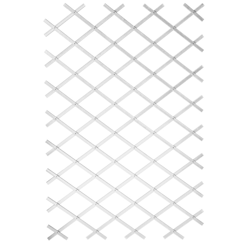Nature Garden Trellis 50×150 cm PVC White 6040701