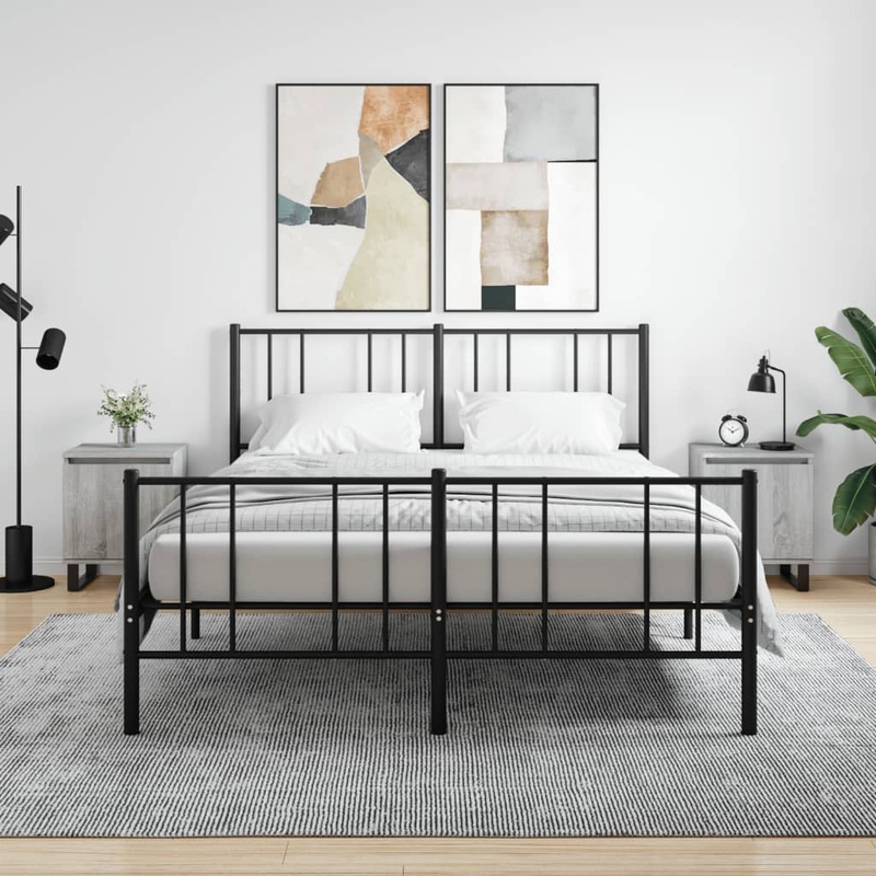 Berkfield Bedside Cabinets 2 pcs Grey Sonoma 40x30x50 cm Engineered Wood