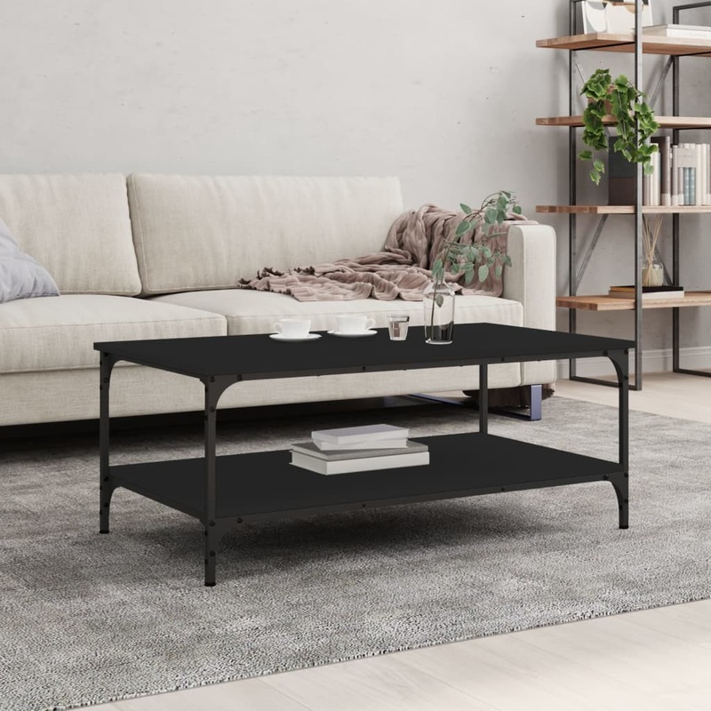 Berkfield Coffee Table Black 100x55x40 cm Engineered Wood