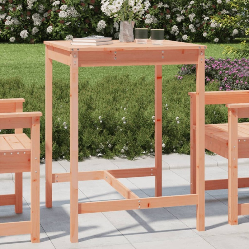 Berkfield Garden Table 82.5×82.5×110 cm Solid Wood Douglas