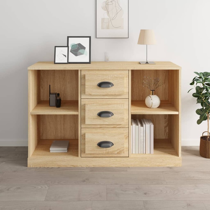 Berkfield Sideboard Sonoma Oak 104.5×35.5×67.5 cm Engineered Wood