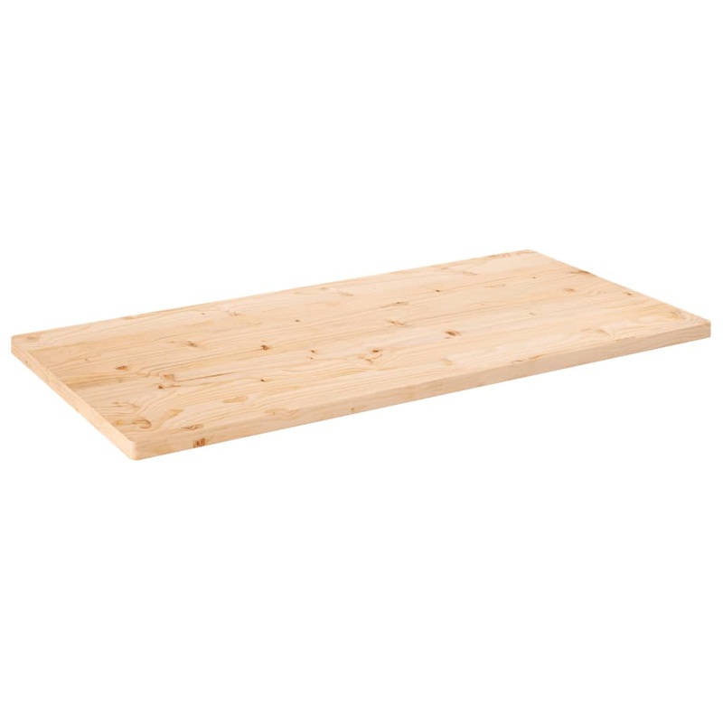 Berkfield Table Top 110x55x2.5 cm Solid Wood Pine Rectangular