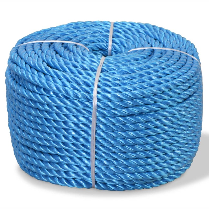 Berkfield Twisted Rope Polypropylene 12 mm 100 m Blue