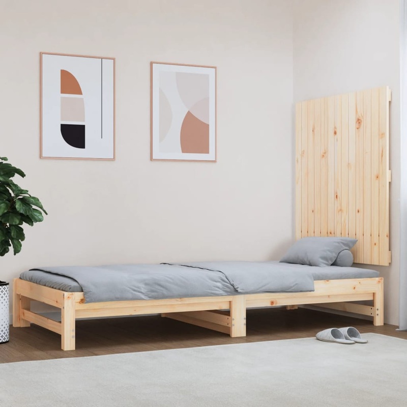 Berkfield Wall Headboard 82.5x3x90 cm Solid Wood Pine