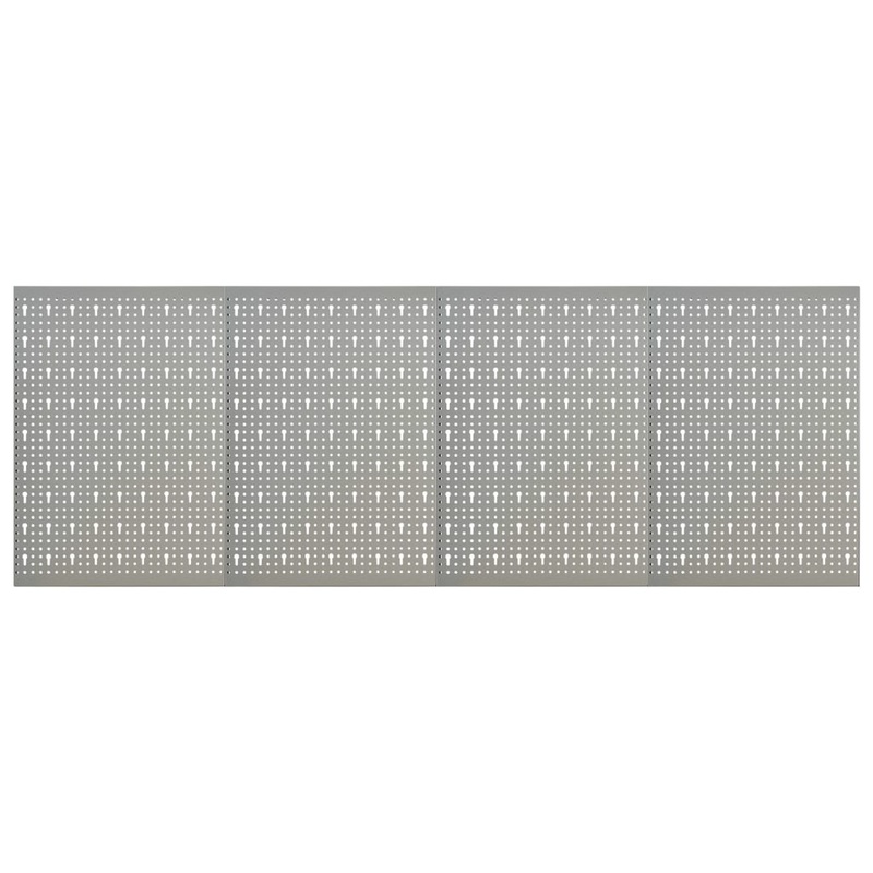 Berkfield Wall-mounted Peg Boards 4 pcs 40×58 cm Steel