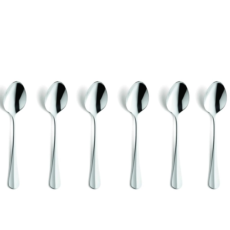 Amefa 6 Piece Medium Teaspoon Set Baguette