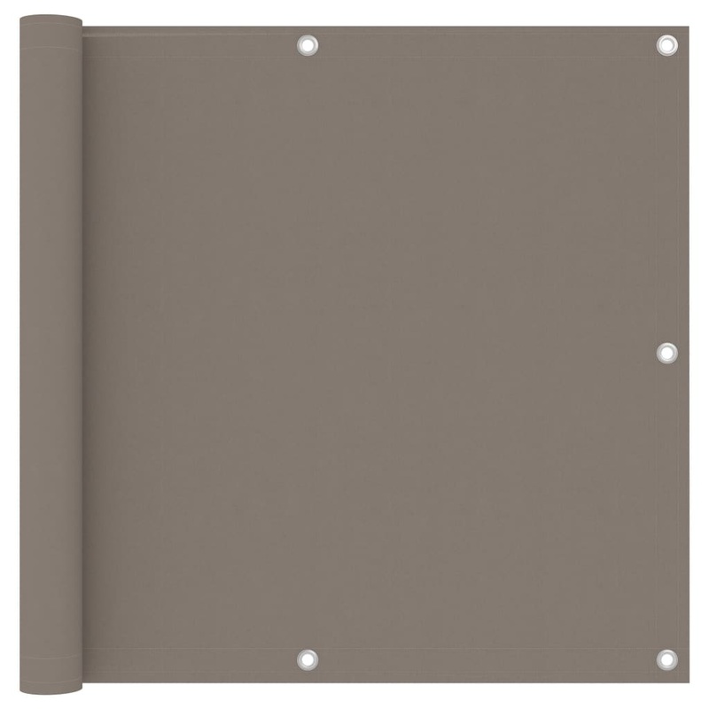 Berkfield Balcony Screen Taupe 90×300 cm Oxford Fabric