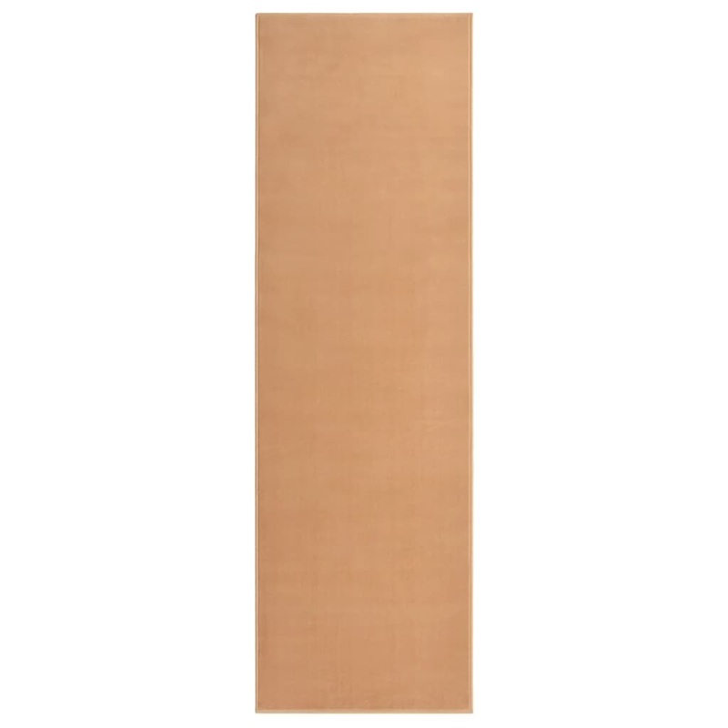 Berkfield Runner Rug BCF Beige 100×350 cm