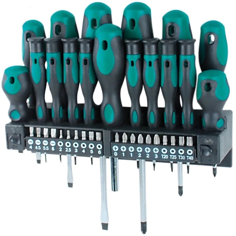 Br_der Mannesmann 37 Piece Screwdriver and Bit Set 11415