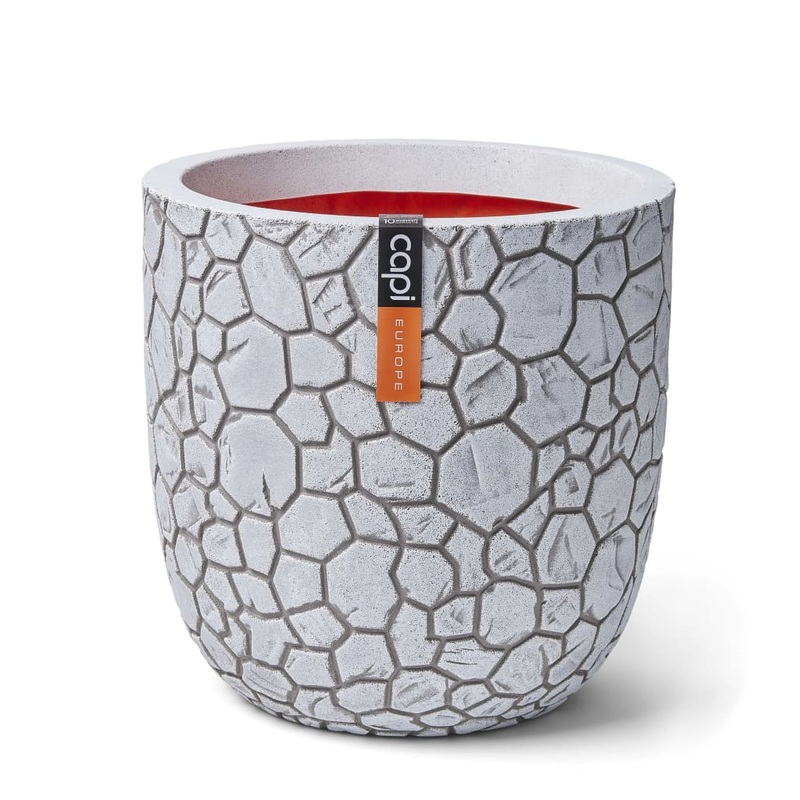 Capi Egg Planter Clay Ball  43 x 41 cm Ivory