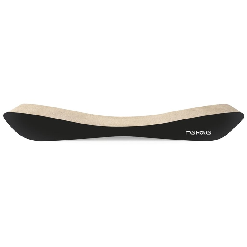 MyKotty Cat Scratcher TOBI 59x25x6.9 cm Black 3089