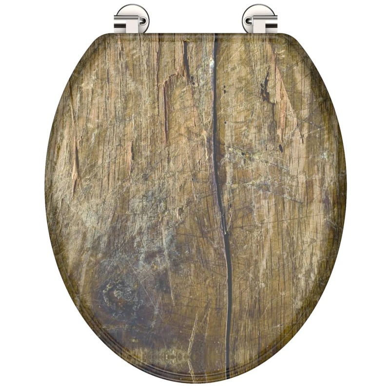 SCHTTE Toilet Seat SOLID WOOD MDF Printed