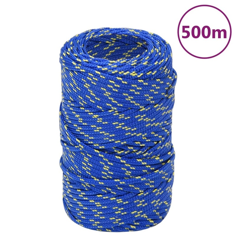 Berkfield Boat Rope Blue 2 mm 500 m Polypropylene