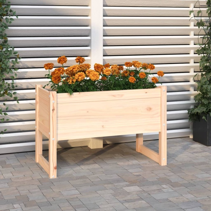 Berkfield Planter 78x40x52 cm Solid Wood Pine