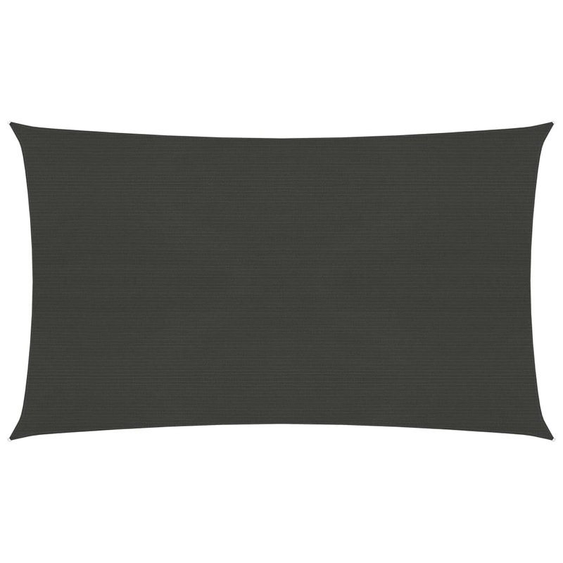 Berkfield Sunshade Sail 160 g/m_ Anthracite 3×6 m HDPE