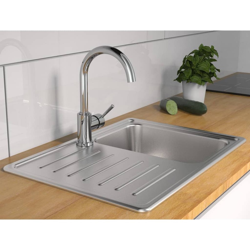SCHTTE Sink Mixer with Round Spout UNICORN Chrome