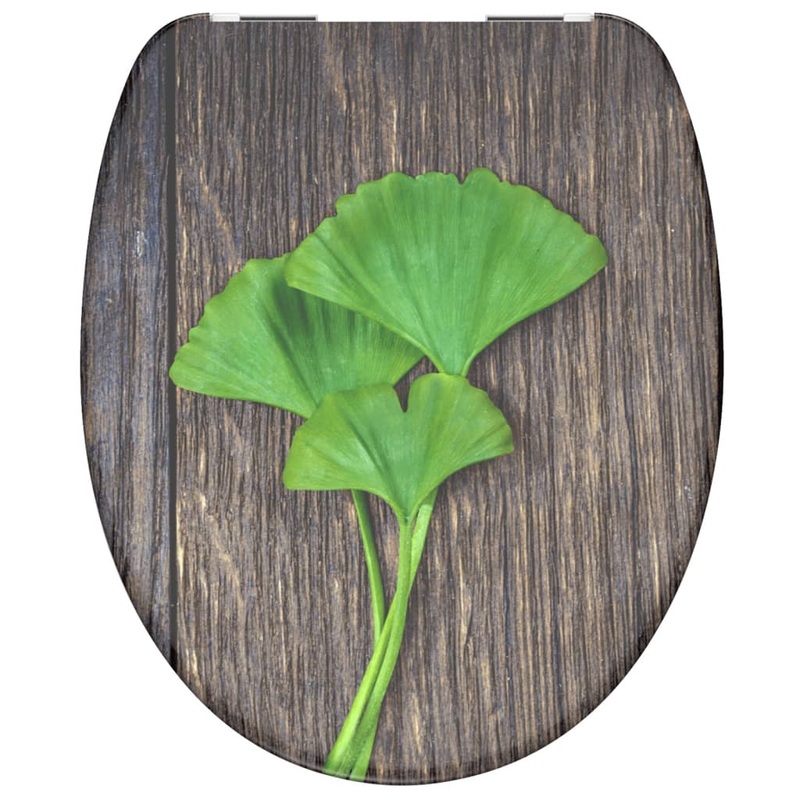 SCHTTE Toilet Seat with Soft-Close GINKGO & WOOD