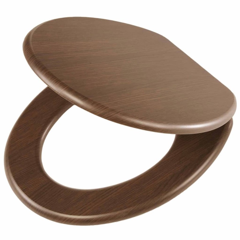 Tiger Soft-Close Toilet Seat Douglas MDF Light Brown 251675346