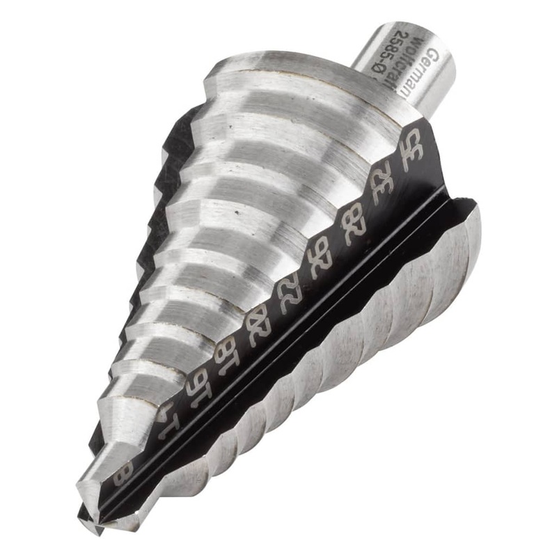 wolfcraft Step Drill Bit 10 mm 8-35 mm HSS Grey 2585000