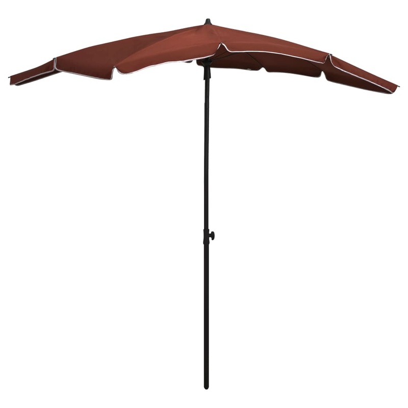Berkfield Garden Parasol with Pole 200×130 cm Terracotta