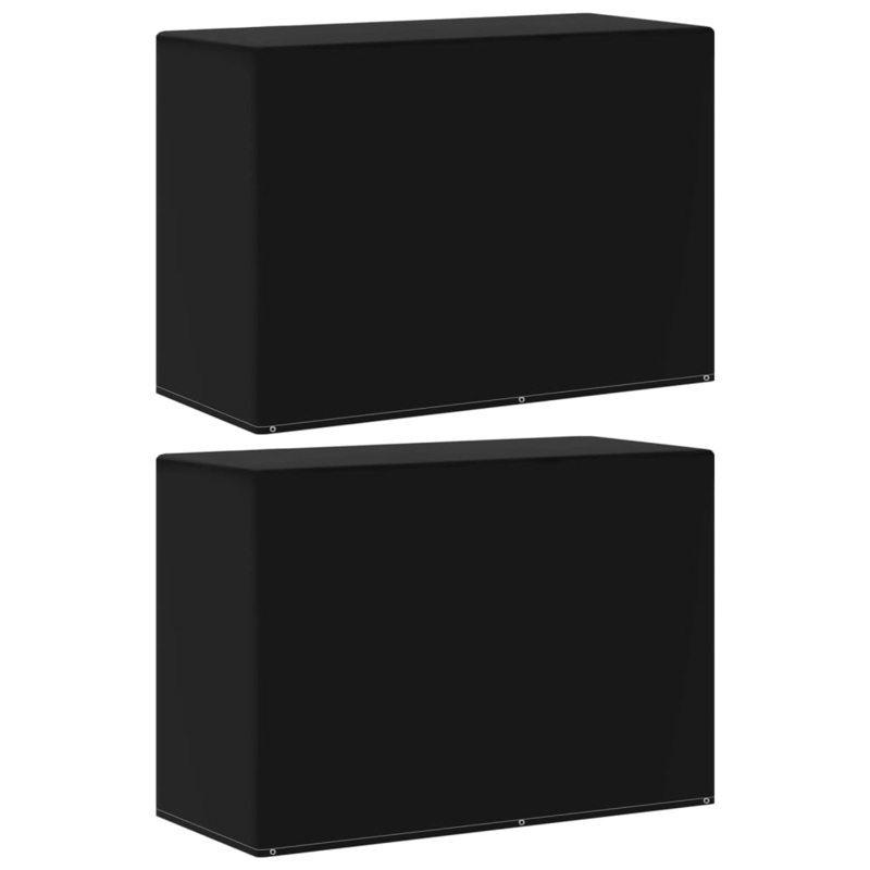Berkfield Garden Furniture Covers 2 pcs 6 Eyelets for Gas BBQs 180x80x125 cm