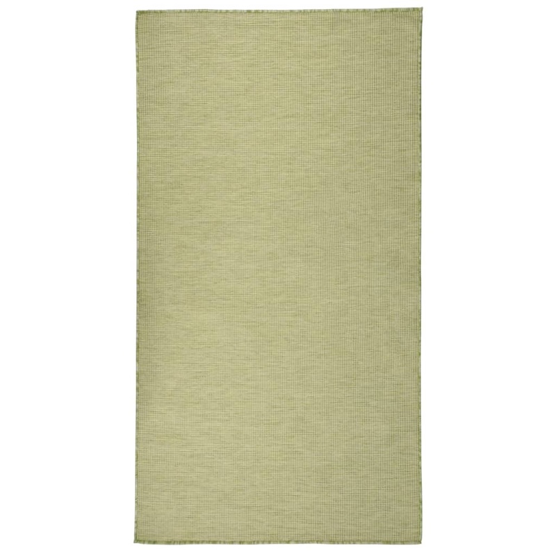 Berkfield Outdoor Flatweave Rug 80×150 cm Green