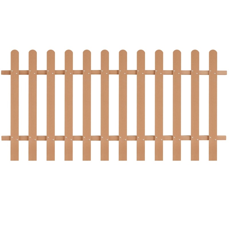 Berkfield Picket Fence WPC 200×100 cm