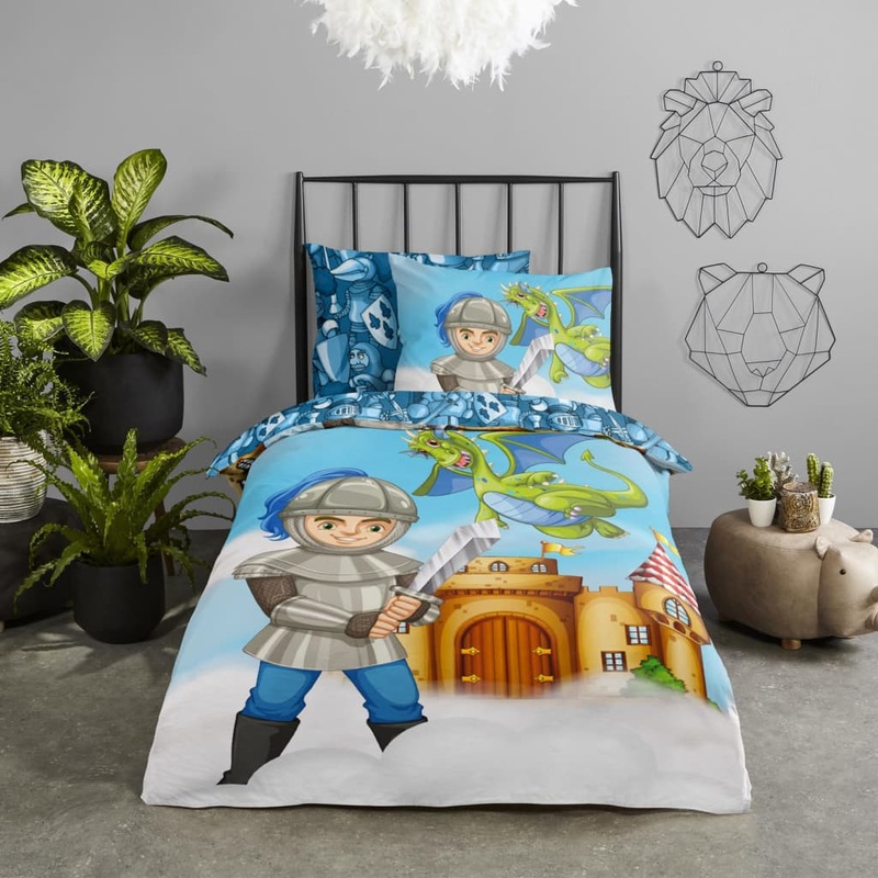 Good Morning Kids Duvet Cover Knight 140×200/220 cm
