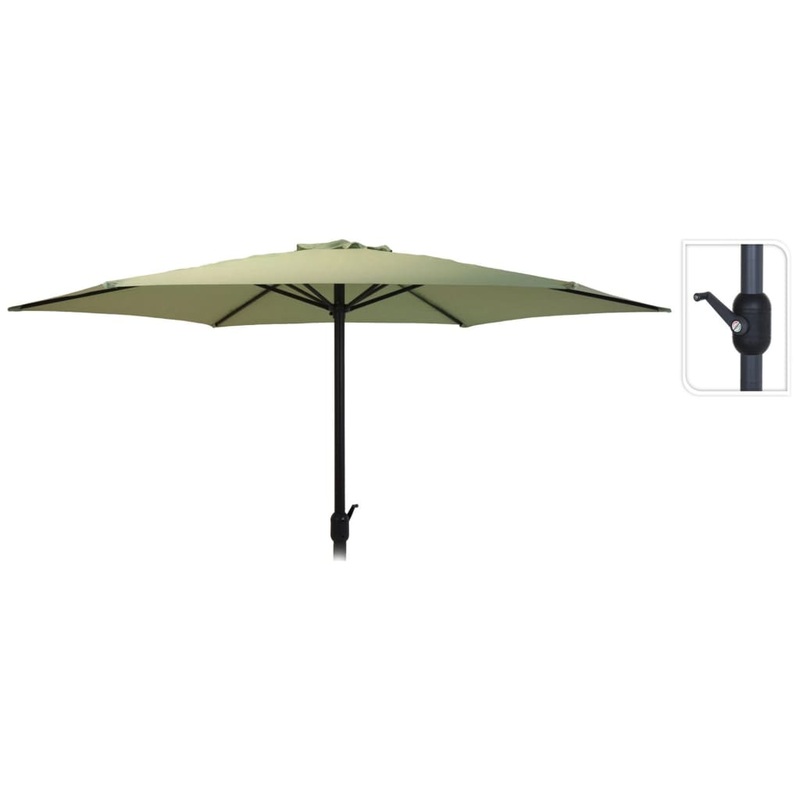 ProGarden Parasol Monica 270 cm Green