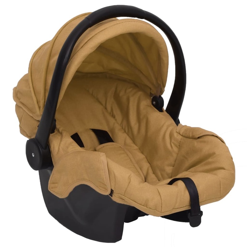 Berkfield Baby Car Seat Taupe 42x65x57 cm